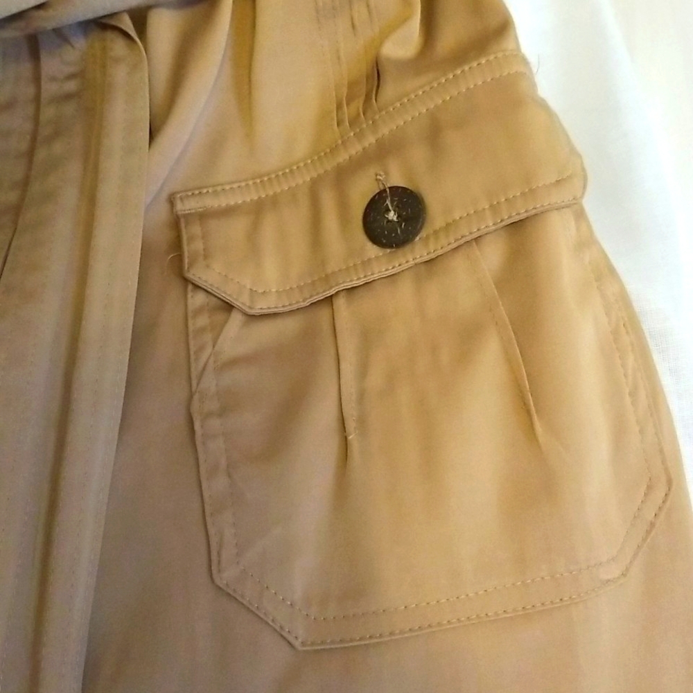 Sz 16 Camel coloured Safari Jumper - Picture 7 of 8